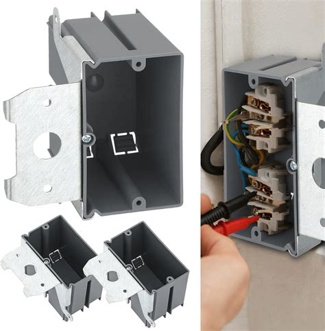 electrical single gang smart box|single gang electrical outlet box.